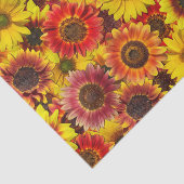 Sonnenblumen Nahtloses Muster Seidenpapier (Ausschnitt)