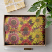 Sonnenblumen Nahtloses Muster Seidenpapier (Geschenk)
