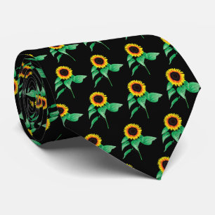 Sonnenblumen Neck Tie - Custom Colors Krawatte