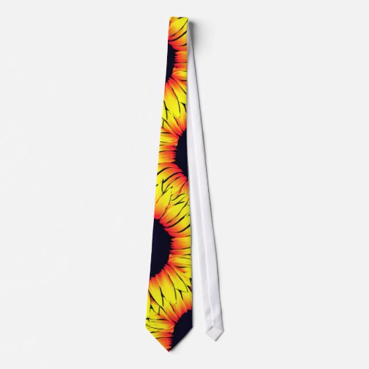 Sonnenblumen Neck Tie Krawatte (Vorderseite)
