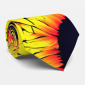 Sonnenblumen Neck Tie Krawatte (Gerollt)