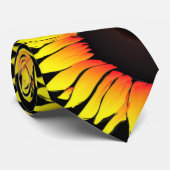 Sonnenblumen Neck Tie Summer Design Krawatte (Gerollt)