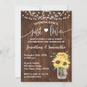 Sonnenblumen Nichts Extravagant nur Liebe Einladun Save The Date (Vorderseite)