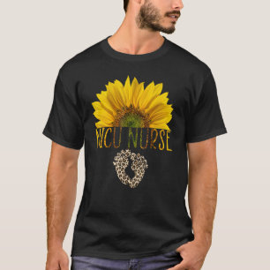 Sonnenblumen Nicu Krankenschwester Lustige Kranken T-Shirt