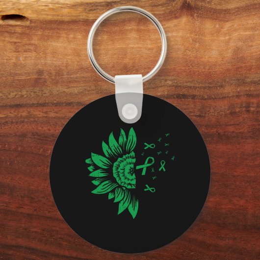 Sonnenblumen Nierenerkrankung Psychiatrische Erkra Schlüsselanhänger (Vorderseite)