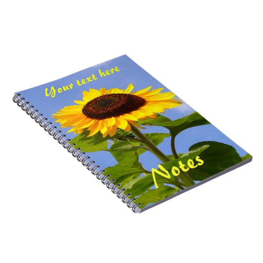 Sonnenblumen ~ Note Book Notizblock (Rechte Seite)