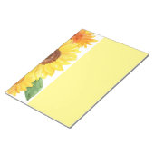 Sonnenblumen Note Pad Notizblock (angewinkelt)