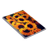 Sonnenblumen-Notebook Notizblock (Rechte Seite)