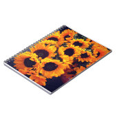Sonnenblumen-Notebook Notizblock (Linke Seite)