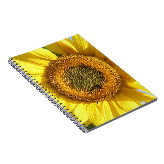 Sonnenblumen-Notebook Notizblock (Rechte Seite)
