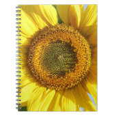 Sonnenblumen-Notebook Notizblock (Vorderseite)