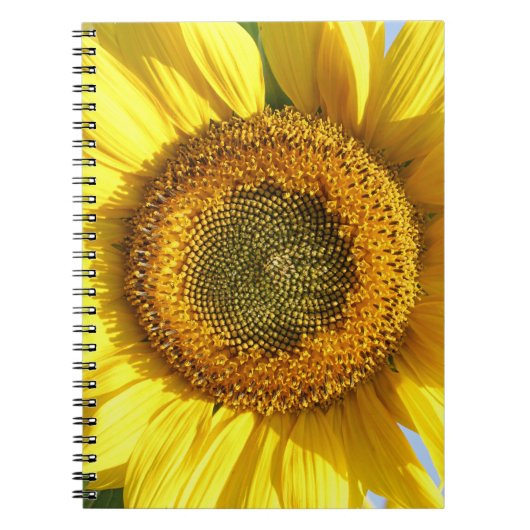 Sonnenblumen-Notebook Notizblock (Vorderseite)