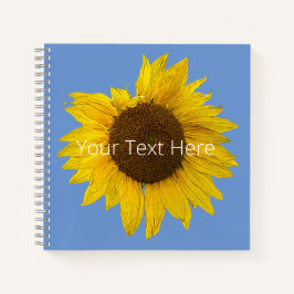 Sonnenblumen-Notebook Notizblock