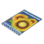 Sonnenblumen-Notebook Notizblock (Linke Seite)