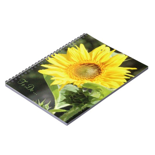 Sonnenblumen-Notebook Notizblock (Linke Seite)
