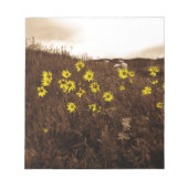 Sonnenblumen Notizblock (Vorderseite)
