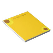 Sonnenblumen Notizblock (angewinkelt)