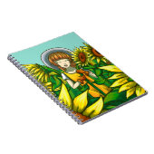 Sonnenblumen Notizblock (Rechte Seite)