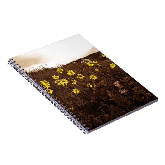 Sonnenblumen Notizblock (Rechte Seite)