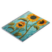 Sonnenblumen Notizblock (Linke Seite)