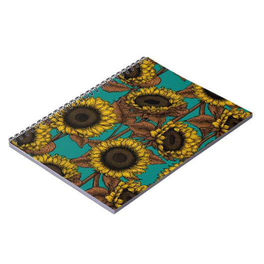 Sonnenblumen Notizblock (Linke Seite)