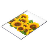 Sonnenblumen Notizblock (Linke Seite)