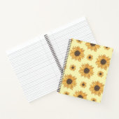 Sonnenblumen Notizblock (Innenseite)