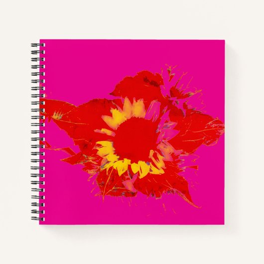 Sonnenblumen Notizblock (Vorderseite)