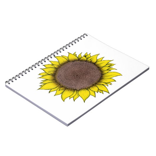 Sonnenblumen Notizblock (Linke Seite)