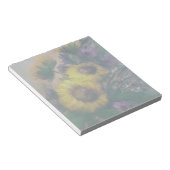 Sonnenblumen Notizblock (angewinkelt)