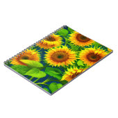 Sonnenblumen Notizblock (Linke Seite)