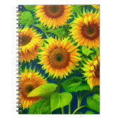 Sonnenblumen Notizblock (Vorderseite)