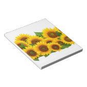 Sonnenblumen Notizblock (angewinkelt)