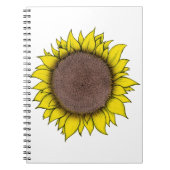 Sonnenblumen Notizblock (Vorderseite)