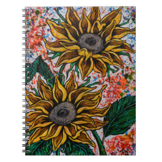 Sonnenblumen Notizblock