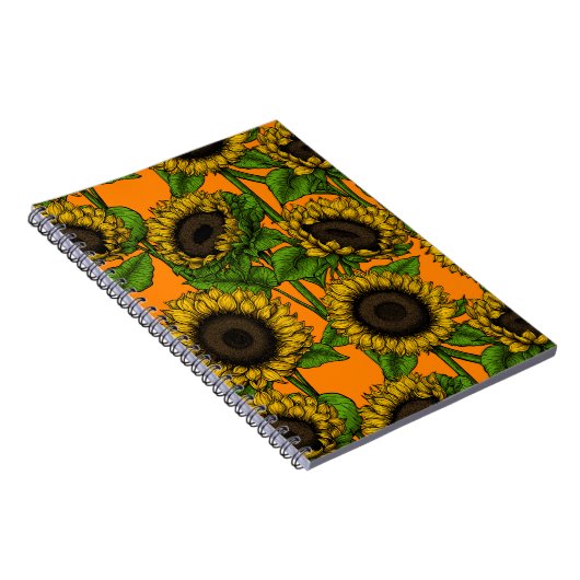 Sonnenblumen Notizblock (Rechte Seite)