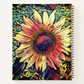 Sonnenblumen Notizbuch (Rückseite)