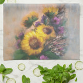 Sonnenblumen Original Geschirrtuch (Gefaltet)