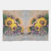 Sonnenblumen Original Geschirrtuch (Horizontal)
