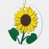 Sonnenblumen-Ornament Keramik Ornament (Links)