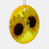 Sonnenblumen Ornament Personalisiert Sonnenblumen  (Rechts)