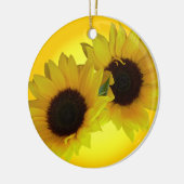 Sonnenblumen Ornament Personalisiert Sonnenblumen  (Links)