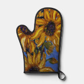 Sonnenblumen Oven Mitt Ofenhandschuh (Vorderseite)