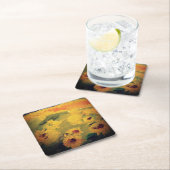 Sonnenblumen Papier Untersetzer (Vor Ort)