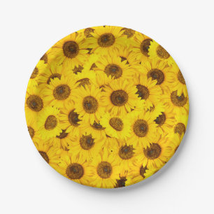 Sonnenblumen Pappteller