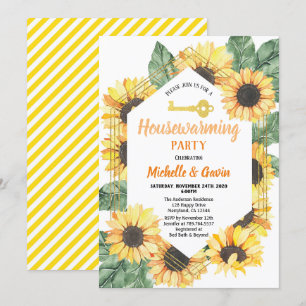Sonnenblumen Party Einladung