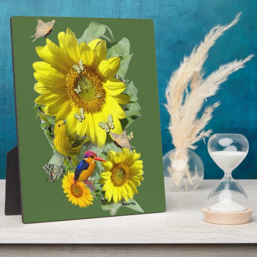 Sonnenblumen-Party Fotoplatte (Seite)