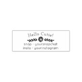 Sonnenblumen Party Informationen Selbstfarbige Bri Permastempel (Design)