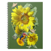 Sonnenblumen-Party Notizblock (Vorderseite)