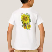 Sonnenblumen-Party T-Shirt (Rückseite)